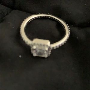 Pandora solitaire ring size 8